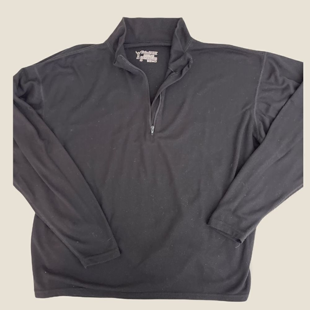 PolarMAX Thermal Long Sleeve Shirt, Size M - Black
